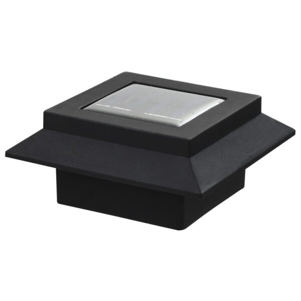 Outdoor Solarleuchten 6 Stück LED Quadratisch 12 cm Schwarz – Bild 9