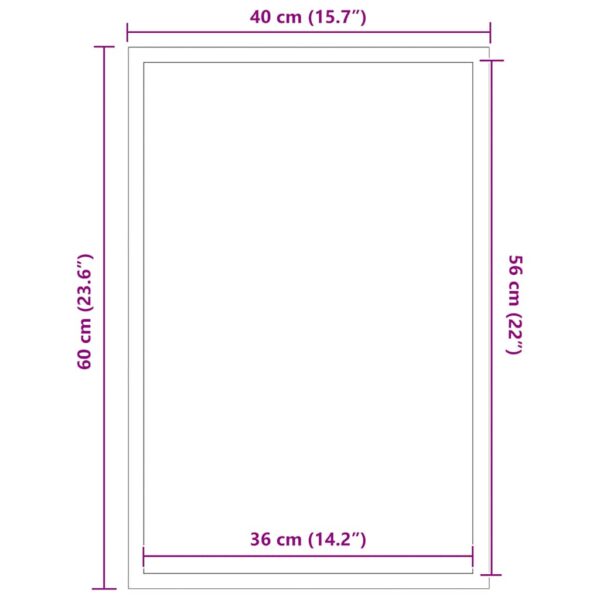 Fußmatte Braun 40x60 cm – Bild 7